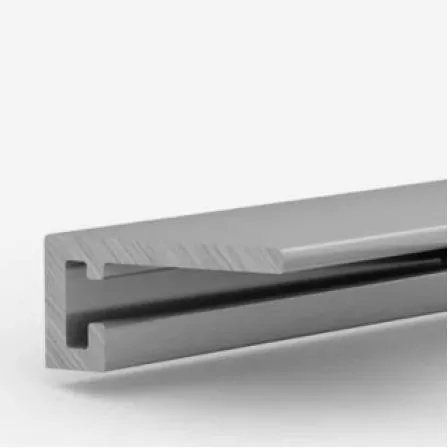 Алюминиевый микроплинтус Laconistiq micro 11 mini серебро