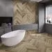 Виниловая плитка Damy Floor Chevron LVT DF06-Ch-LVT Амбуаз клеевая