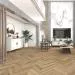 Виниловая плитка Damy Floor Chevron LVT DF10-Ch-LVT Сен-Клу клеевая