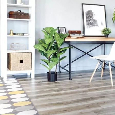 Кварцвиниловая плитка ПВХ Alpine Floor ECO 3-18 Easy Line ДУБ ЛЕСНОЙ клеевая 