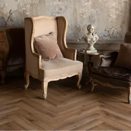 Виниловая плитка VinilPol Herringbone Glue 9933 Паркет Франческо клеевая
