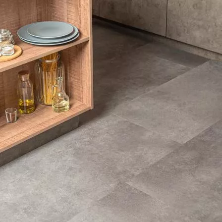 Виниловый ламинат Vinilam Ceramo Stone 71610 Цемент Стальной 6мм