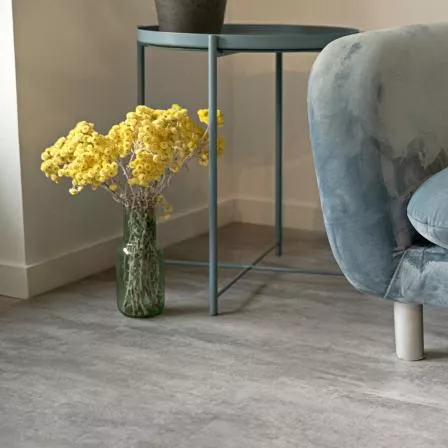 Виниловая плитка Vinilam Ceramo Stone glue 71614 Цемент светлый клеевая