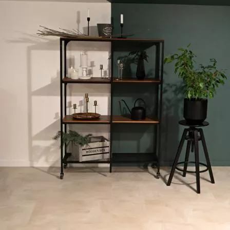 Виниловый ламинат Vinilam Ceramo Stone 71615 Бетон белый 6мм