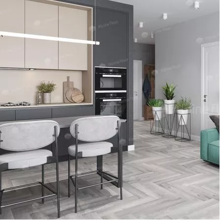 Кварцвиниловая плитка ПВХ Alpine Floor ECO 16-18 Parquet LVT Дуб Лейтена клеевая
