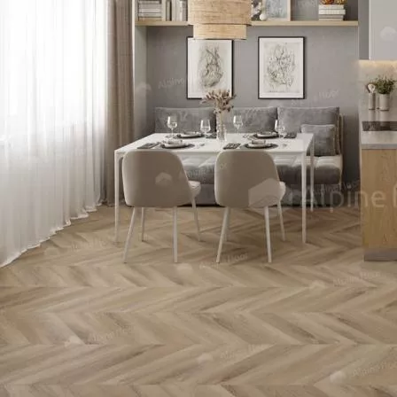 Кварцвиниловая плитка ПВХ Alpine Floor ECO 20-6 Chevron Alpine LVT Дуб Синистра клеевая 